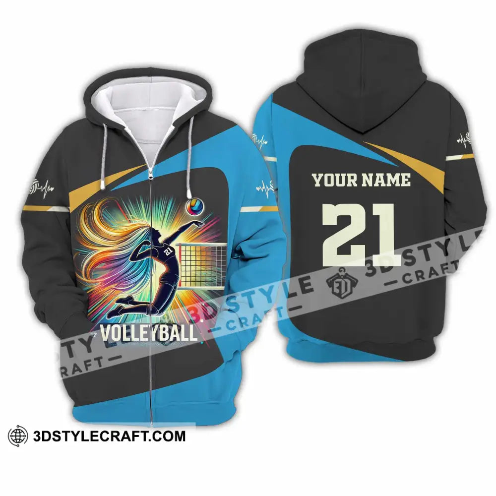 Unisex Shirt - Custom Text Shirt, Volleyball Shirt