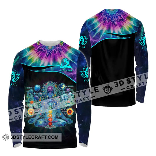 Unisex Shirt - Custom Text Yoga Shirt style option 4