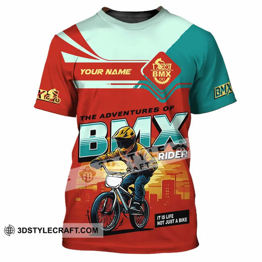 Unisex Shirt - Custom The Adventures Of BMX Rider Shirt style option 2