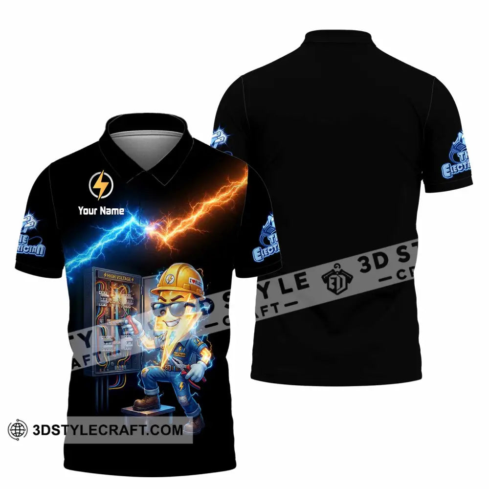 Unisex Shirt - Custom The Electrician Shirt - Polo Shirt / S - T-shirt