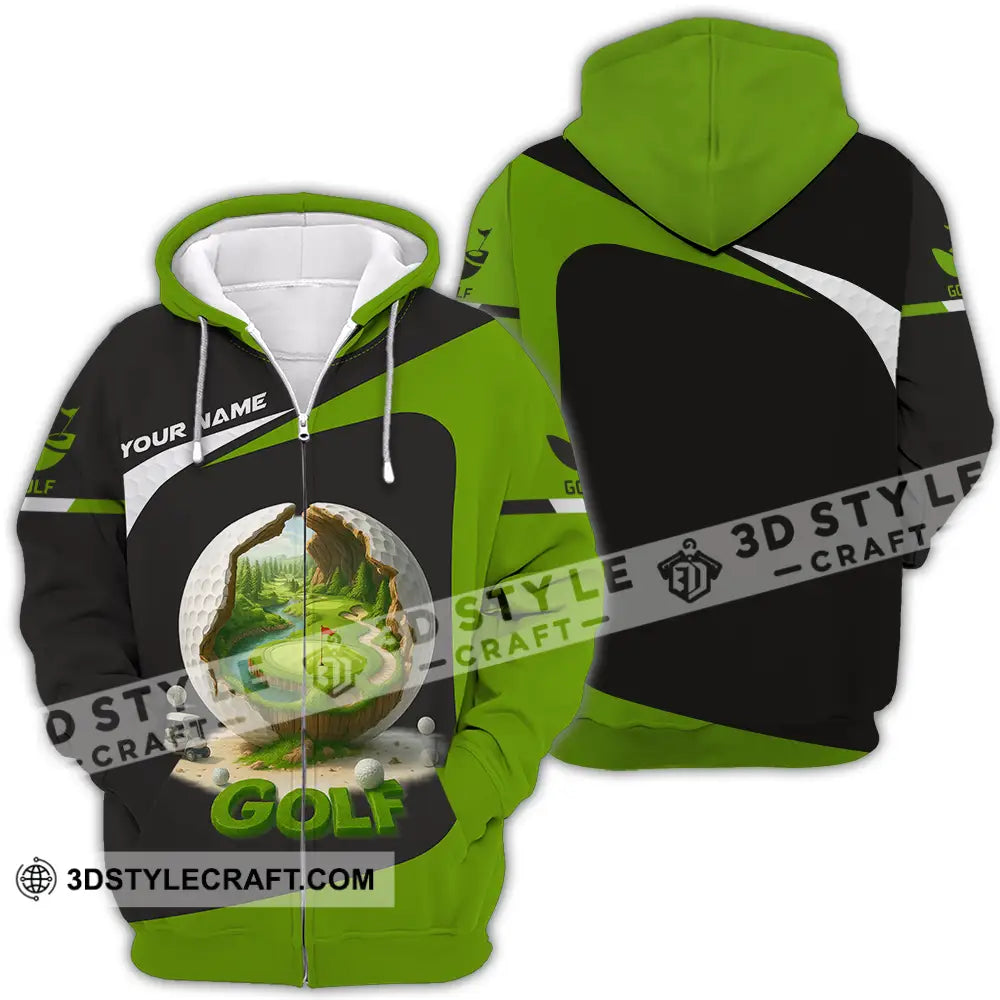 Unisex Shirt - Custom The Golf Shirt Zipper Hoodie / S T-shirt