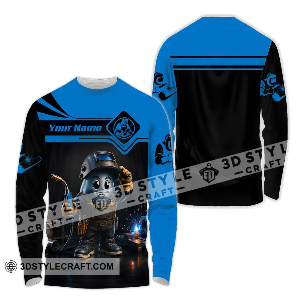 Unisex Shirt - Custom The Welder Shirt - Long Sleeve Shirt / S - T-shirt