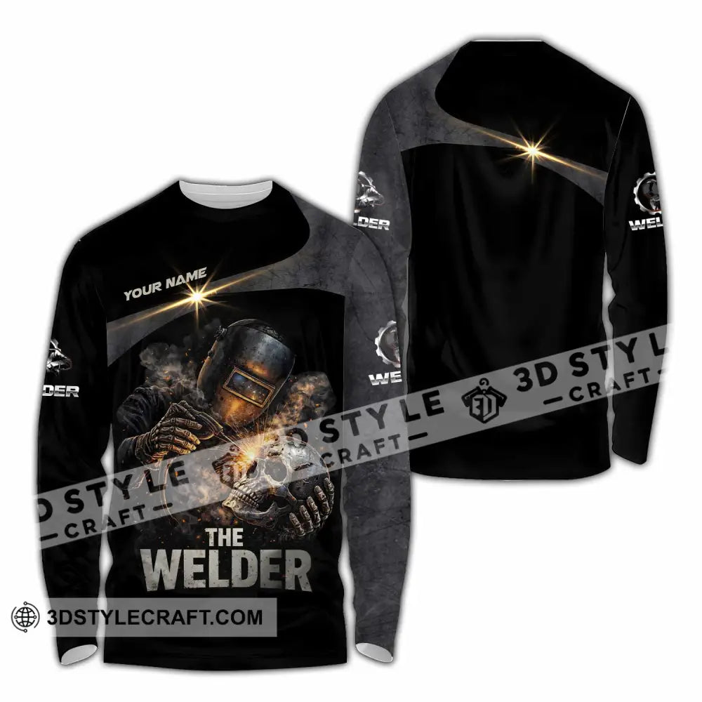 Unisex Shirt - Custom The Welder Shirt - Long Sleeve Shirt / S - T-shirt
