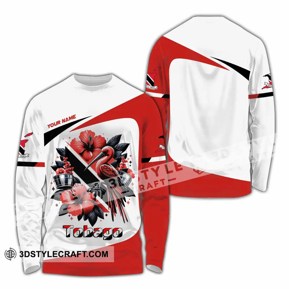 Unisex Shirt - Custom Tobago Shirt - Long Sleeve Shirt / S - T-shirt