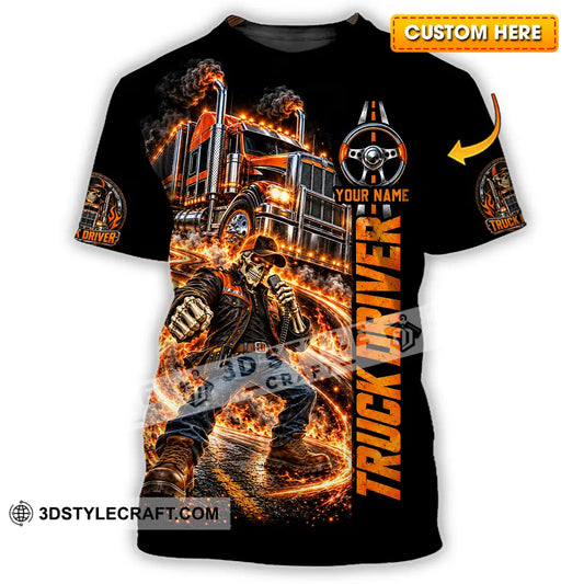 Unisex Shirt - Custom Truck Driver Shirt - T-shirt
