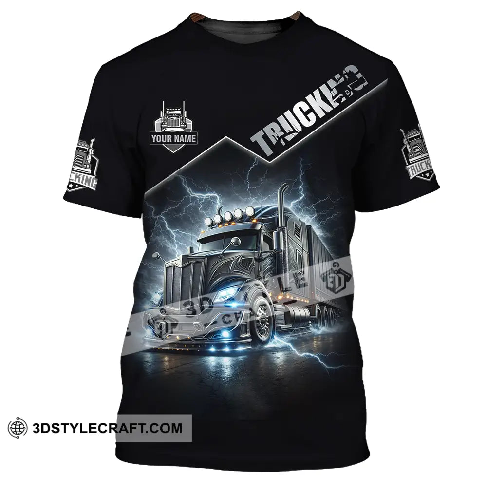 Unisex Shirt - Custom Trucker Keep On Trucking 3D Shirt T-Shirt / S T-shirt