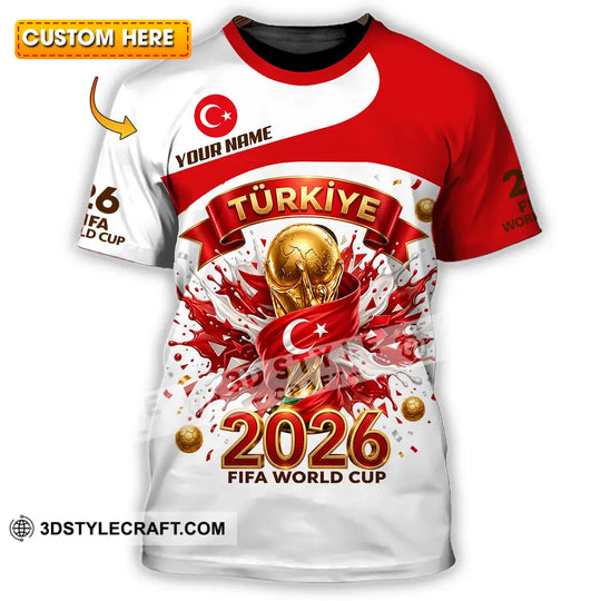 Unisex Shirt - Custom Türkiye 3D Shirt style option 1