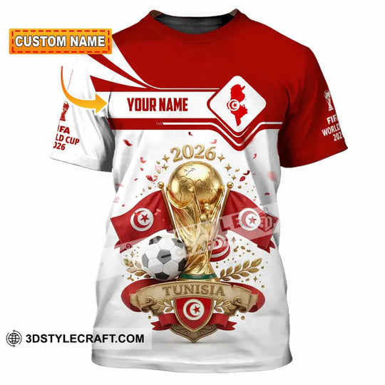 Unisex Shirt - Custom Tunisia 3D Shirt style option 1