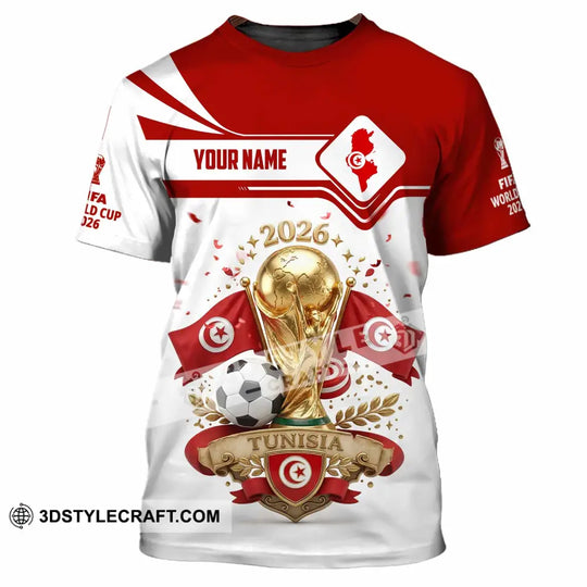 Unisex Shirt - Custom Tunisia 3D Shirt style option 2