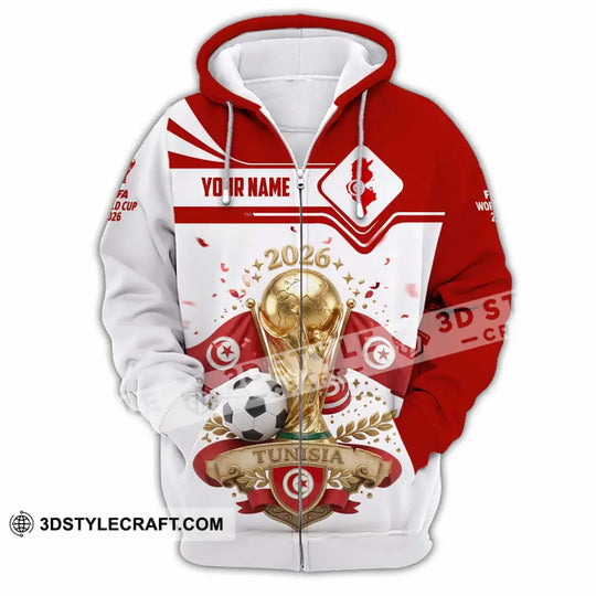 Unisex Shirt - Custom Tunisia 3D Shirt style option 4