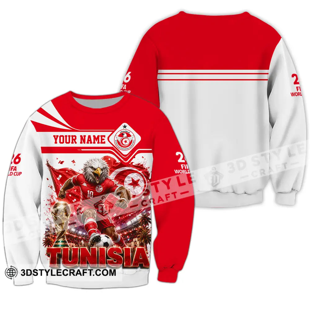 Unisex Shirt - Custom Tunisia World Cup 2026 Shirt - Long Sleeve / S - T-shirt
