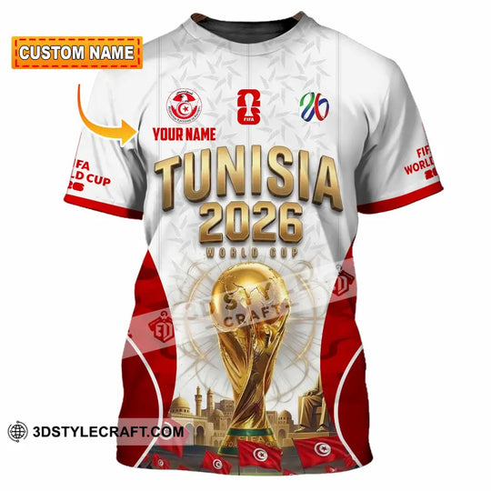 Unisex Shirt - Custom Tunisia Shirt style option 1