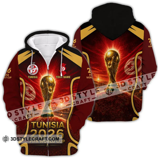 Unisex Shirt - Custom Tunisia Shirt style option 4