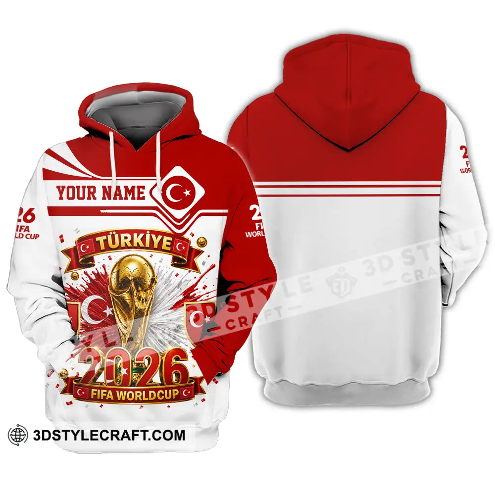 Unisex Shirt - Custom Turkey World Cup 2026 Shirt - Hoodie / S - T-shirt