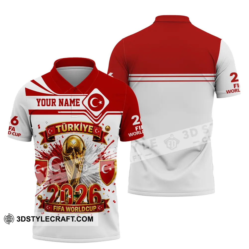 Unisex Shirt - Custom Turkey World Cup 2026 Shirt - Polo Shirt / S - T-shirt