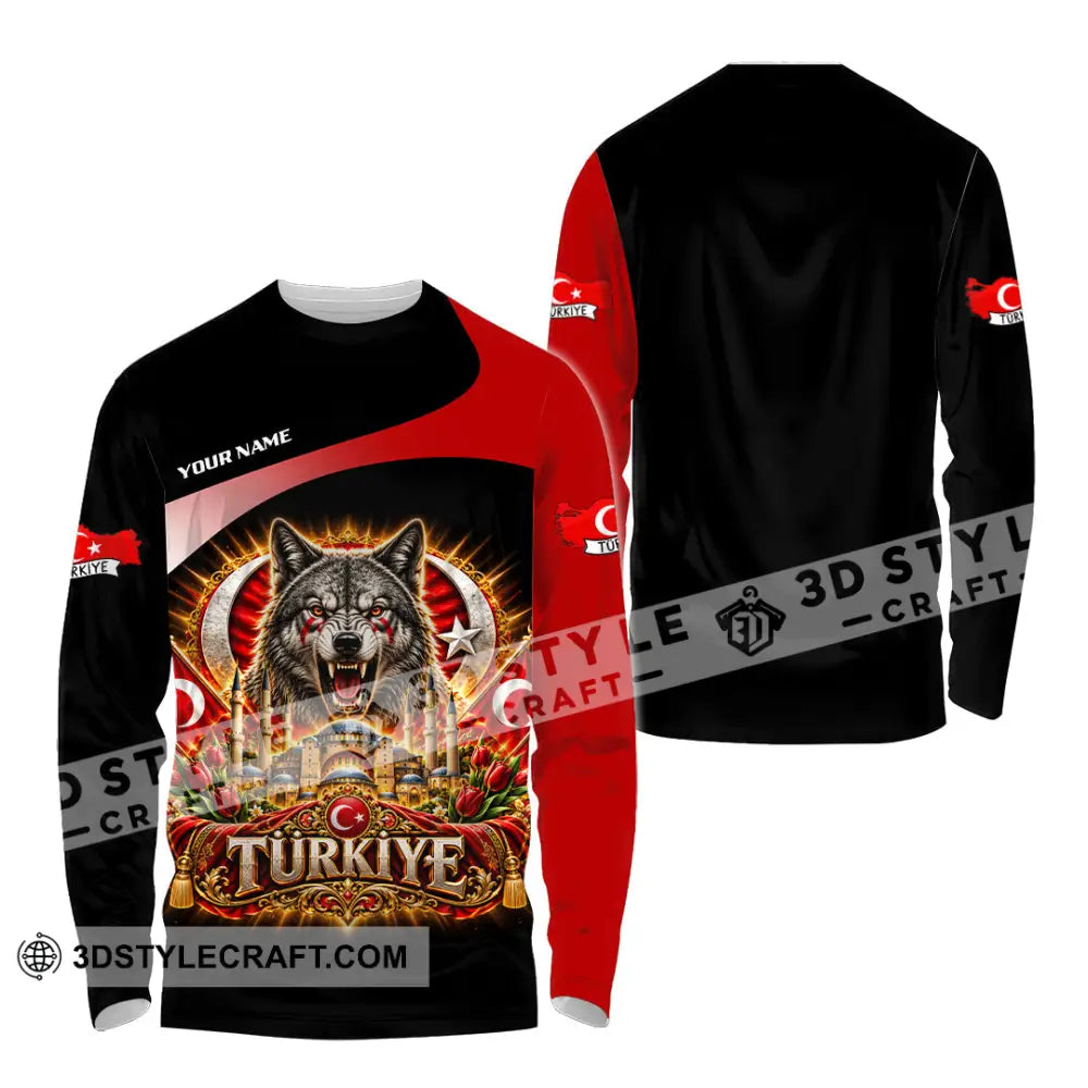 Unisex Shirt - Custom Turkiye Shirt - Long Sleeve Shirt / S - T-shirt