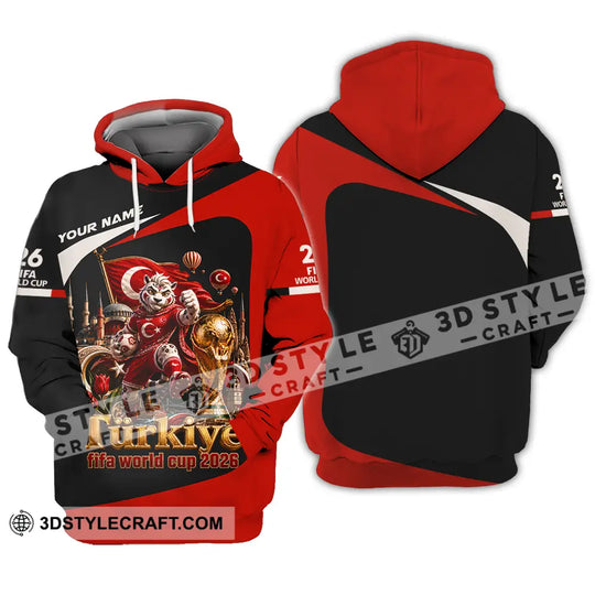 Unisex Shirt - Custom Turkiye World Cup 2026 Shirt style option 3
