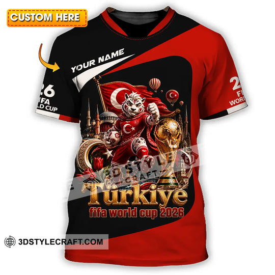Unisex Shirt - Custom Turkiye World Cup 2026 Shirt style option 1