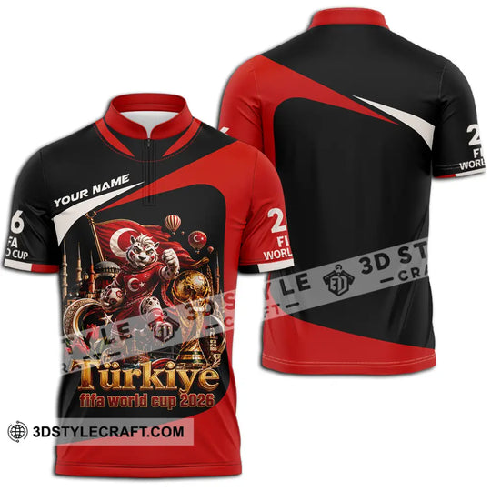 Unisex Shirt - Custom Turkiye World Cup 2026 Shirt style option 2