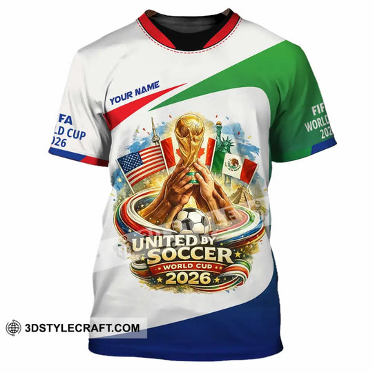 Unisex Shirt - Custom United By Soccer 3D Shirt style option 2