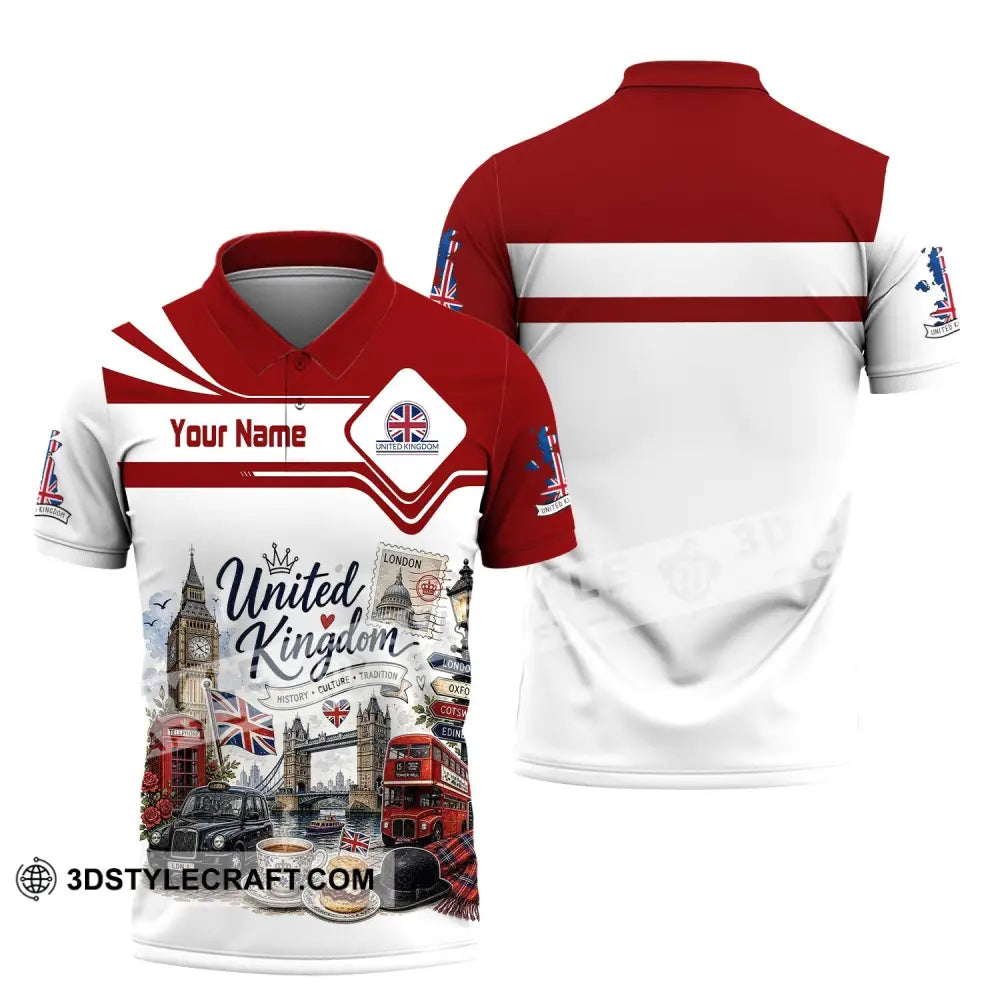 Unisex Shirt - Custom United Kingdom Shirt - Polo Shirt / S - T-shirt