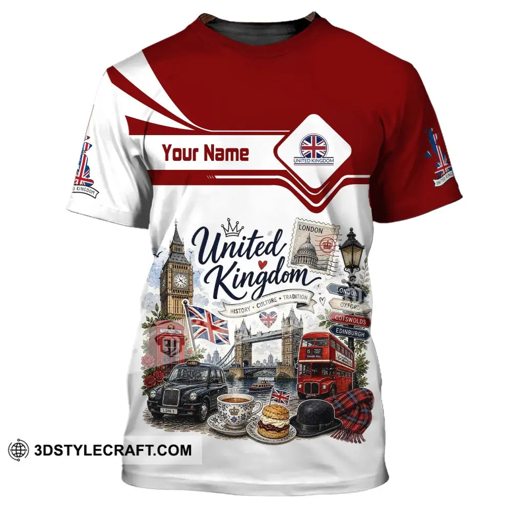 Unisex Shirt - Custom United Kingdom Shirt - T-Shirt / S - T-shirt