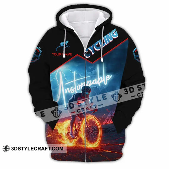 Unisex Shirt - Custom Unstoppable Cycling 3D Shirt style option 4