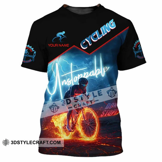 Unisex Shirt - Custom Unstoppable Cycling 3D Shirt style option 2