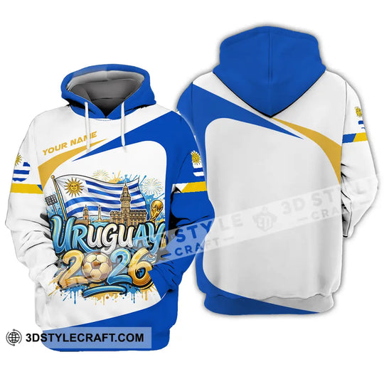 Unisex Shirt - Custom Uruguay 3D Shirt style option 4
