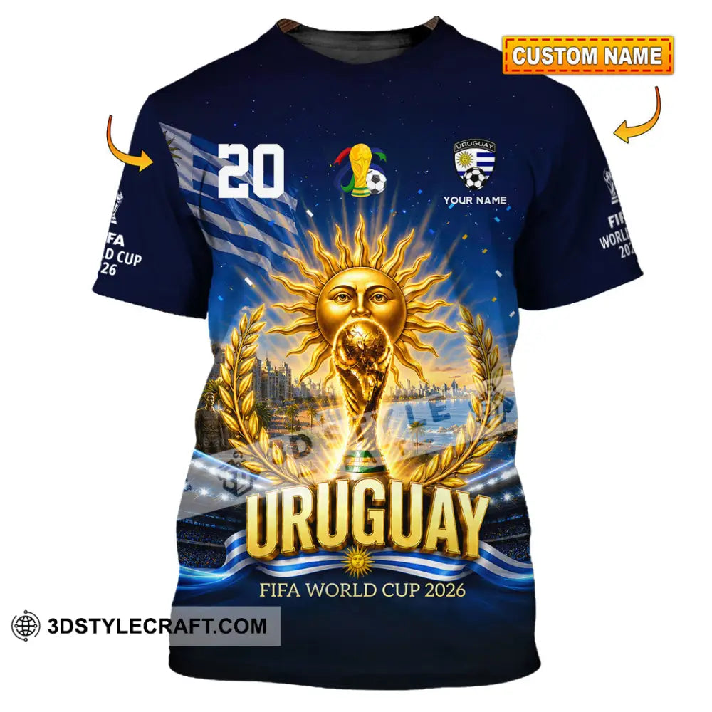 Unisex Shirt - Custom Uruguay World Cup 2026 Shirt - T-shirt