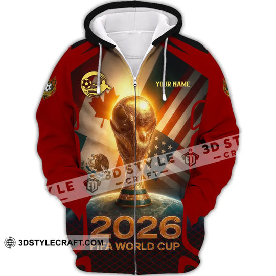 Unisex Shirt - Custom USA Canada 3D Shirt style option 2