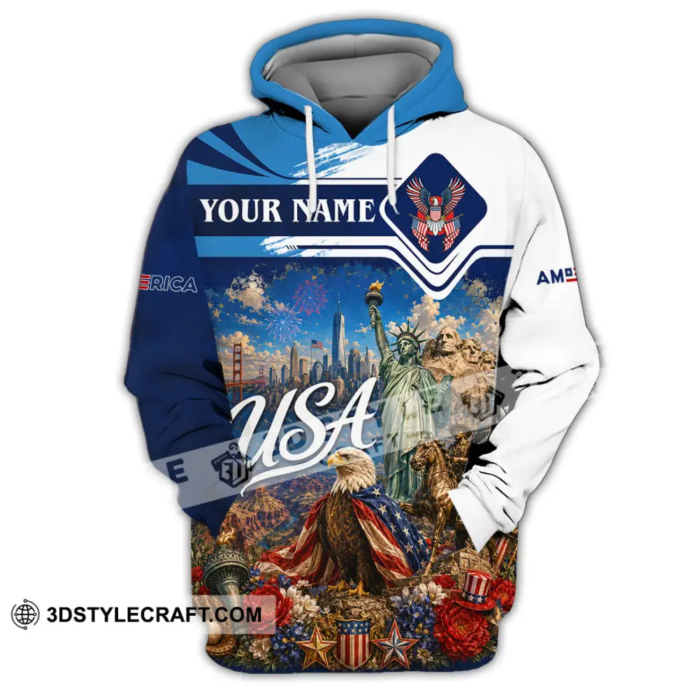 Unisex Shirt - Custom USA Shirt - Hoodie / S - T-shirt