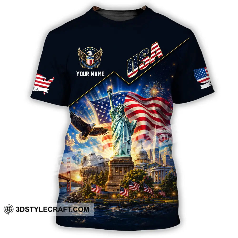 Unisex Shirt - Custom USA Shirt - T-Shirt / S - T-shirt