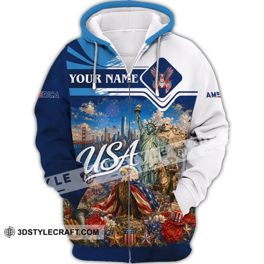 Unisex Shirt - Custom USA Shirt style option 3