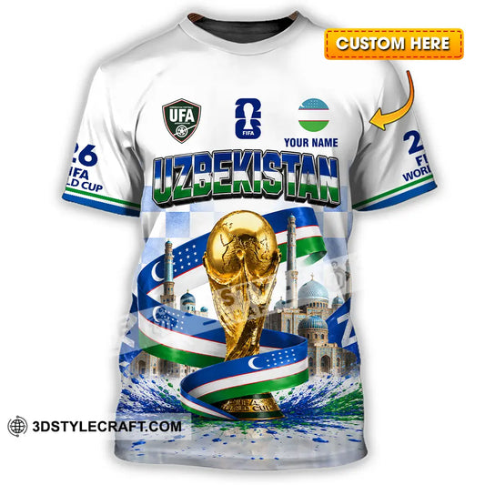 Unisex Shirt - Custom Uzbekistan World Cup 2026 Shirt - T-shirt