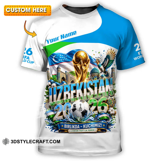 Unisex Shirt - Custom Uzbekistan Shirt style option 1