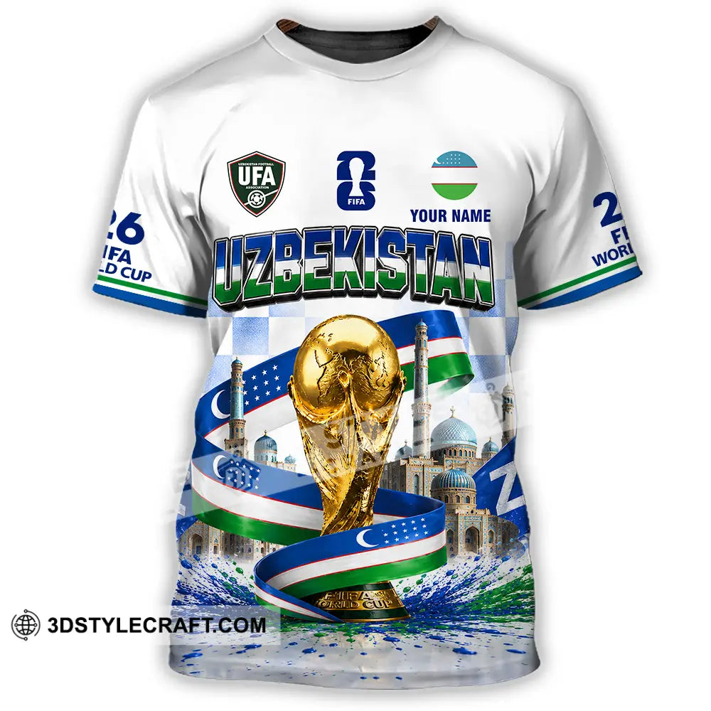 Unisex Shirt - Custom Uzbekistan World Cup 2026 Shirt - T-Shirt / S - T-shirt