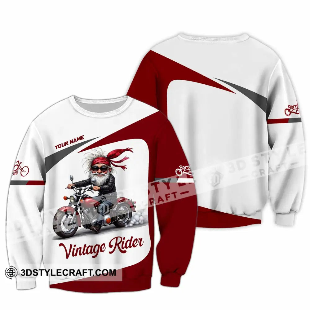 Unisex Shirt - Custom Vintage Rider Shirt - Long Sleeve / S - T-shirt