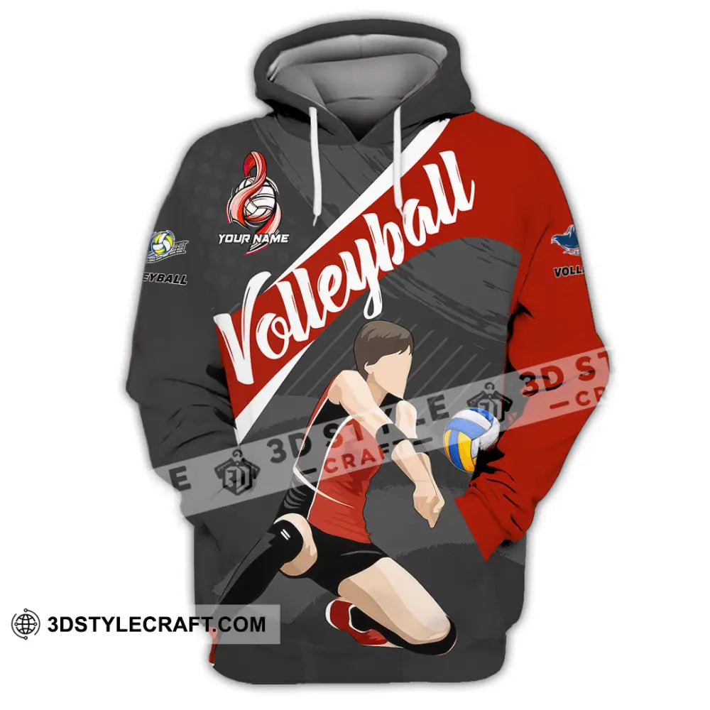 Unisex Shirt - Custom Volleyball 3D Shirt - Hoodie / S - T-shirt