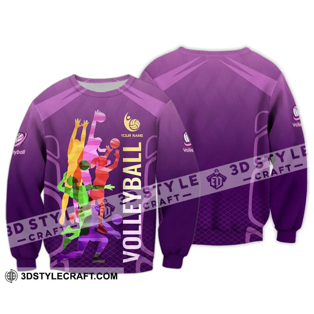 Unisex Shirt - Custom Volleyball 3D Shirt - Long Sleeve / S - T-shirt