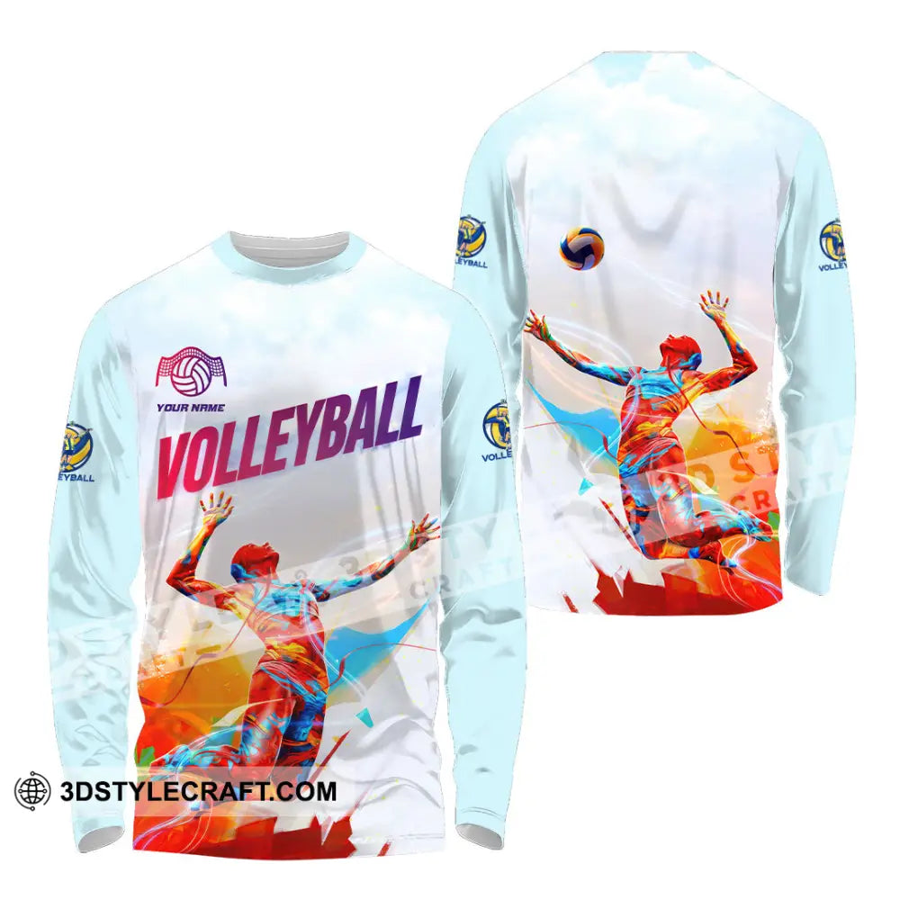 Unisex Shirt - Custom Volleyball 3D Shirt Long Sleeve Shirt / S T-shirt