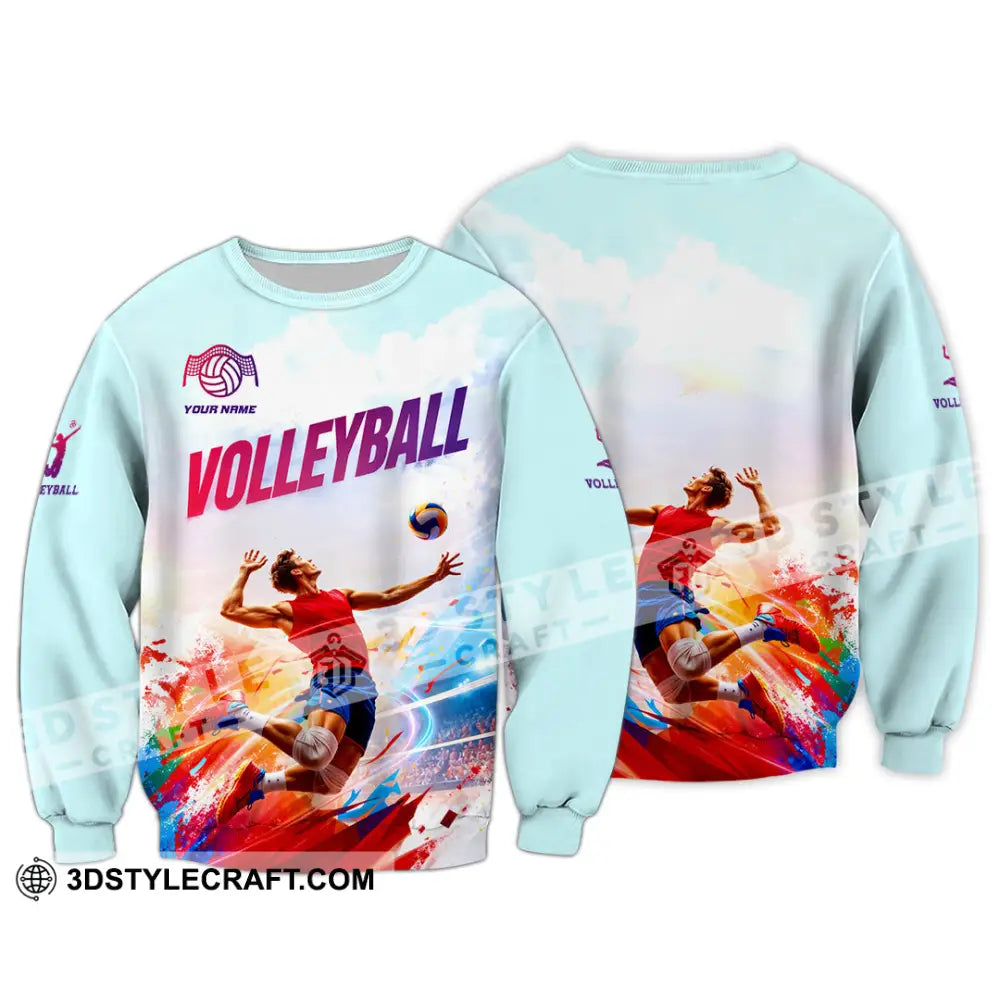 Unisex Shirt - Custom Volleyball 3D Shirt Long Sleeve / S T-shirt