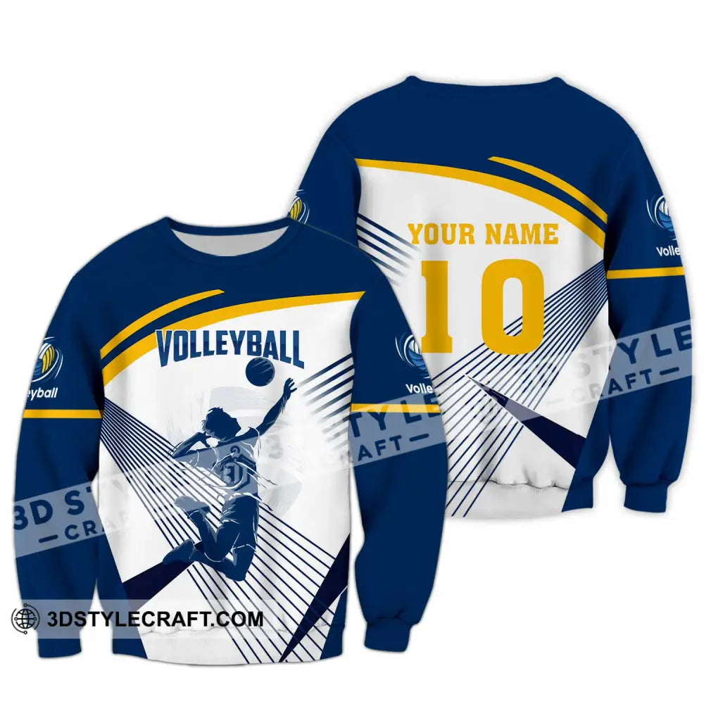 Unisex Shirt - Custom Volleyball 3D Shirt Long Sleeve / S T-shirt