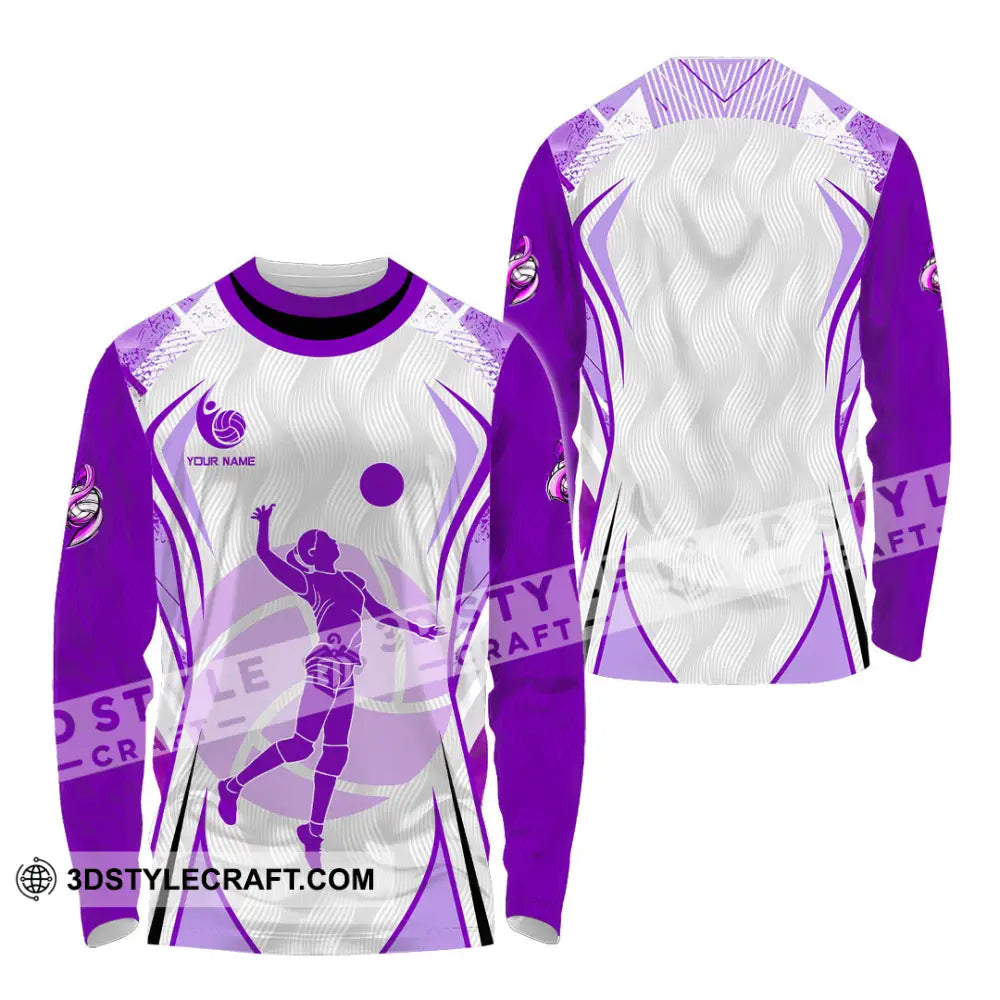 Unisex Shirt - Custom Volleyball 3D Shirt - Long Sleeve Shirt / S - T-shirt