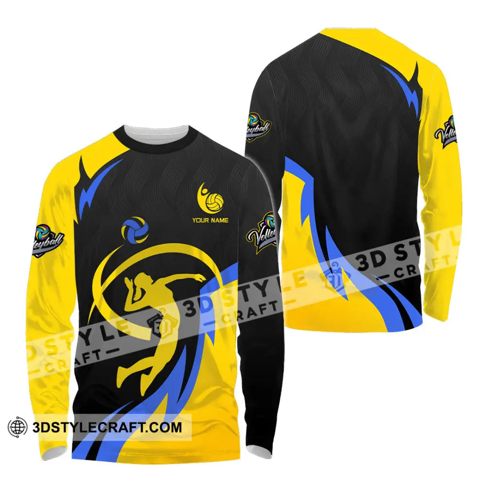Unisex Shirt - Custom Volleyball 3D Shirt - Long Sleeve Shirt / S - T-shirt