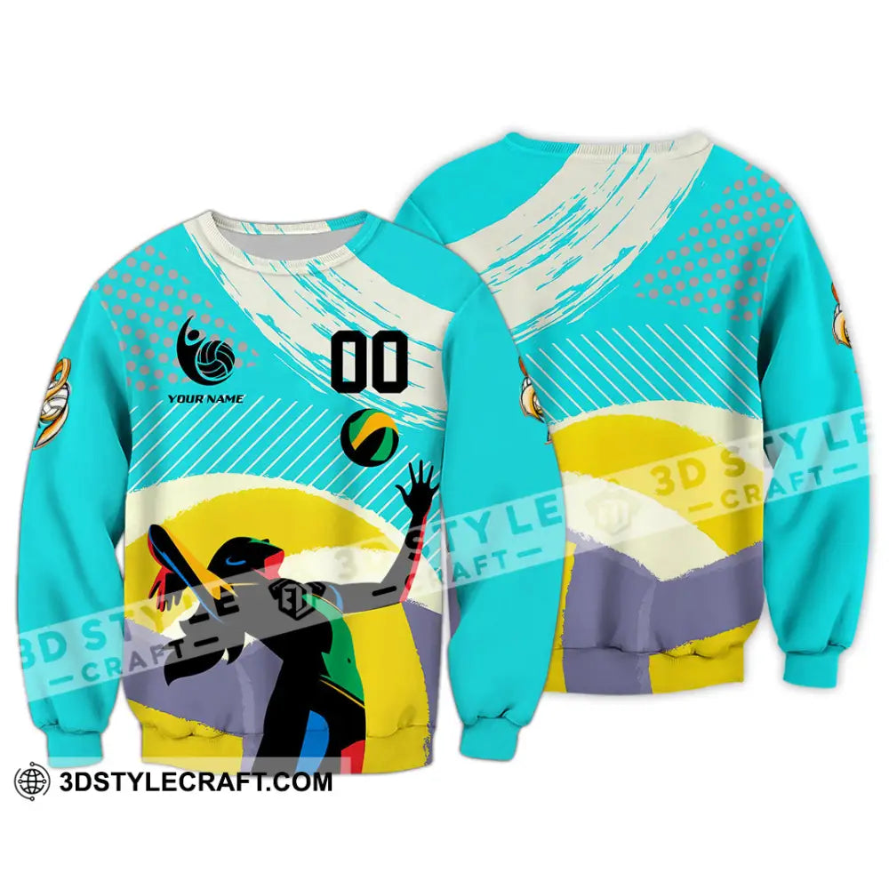 Unisex Shirt - Custom Volleyball 3D Shirt - Long Sleeve / S - T-shirt