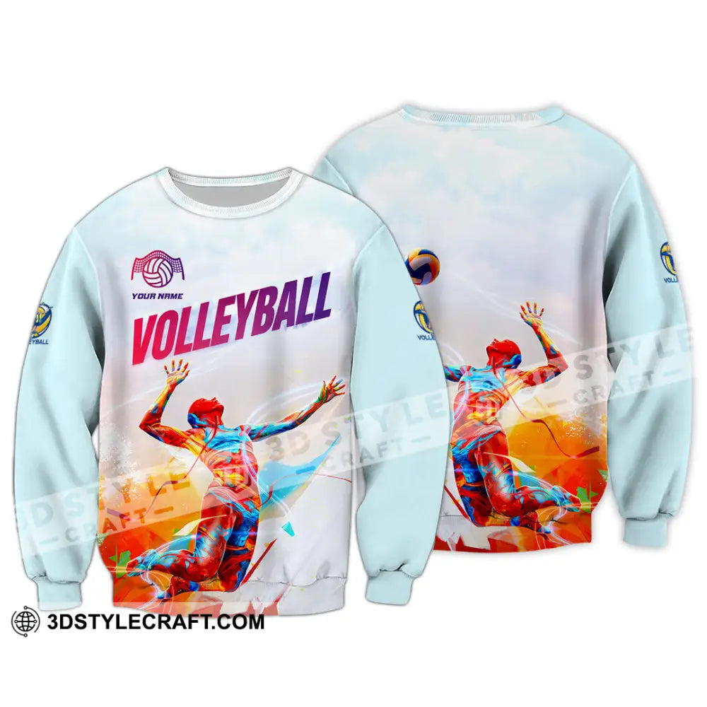 Unisex Shirt - Custom Volleyball 3D Shirt Long Sleeve / S T-shirt