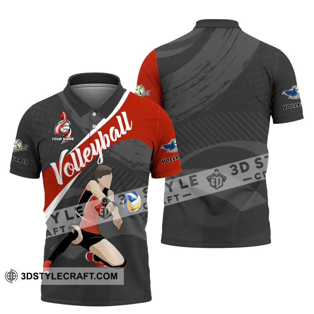 Unisex Shirt - Custom Volleyball 3D Shirt - Polo Shirt / S - T-shirt
