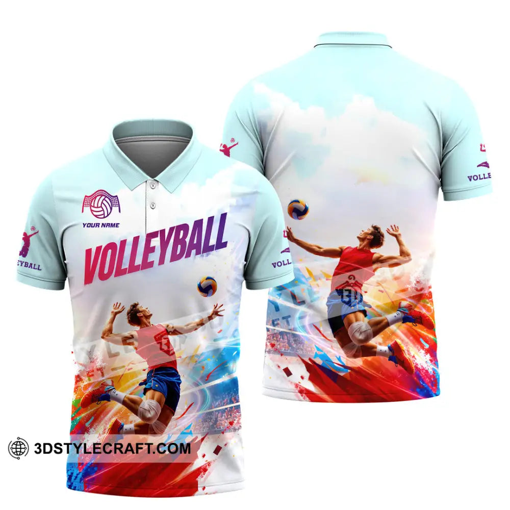 Unisex Shirt - Custom Volleyball 3D Shirt Polo Shirt / S T-shirt