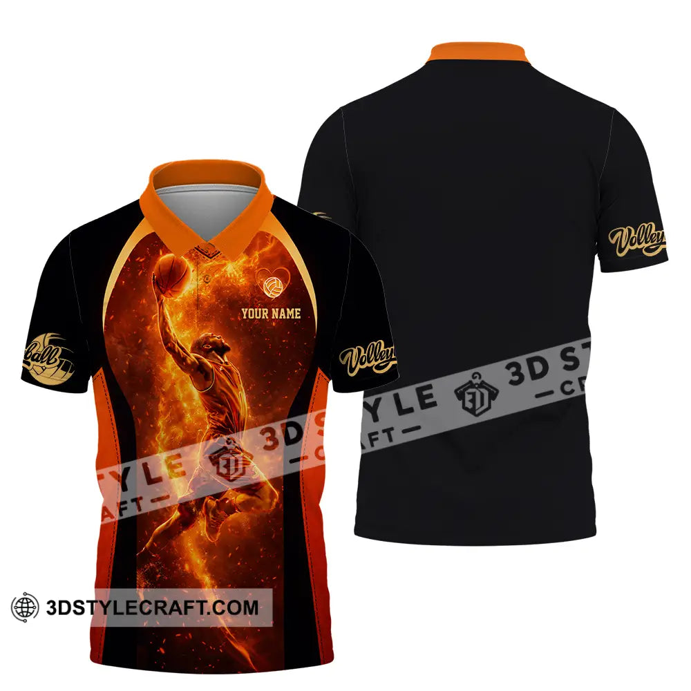 Unisex Shirt - Custom Volleyball 3D Shirt Polo Shirt / S T-shirt